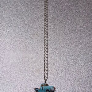 Vintage Blue Truck Wall Hanging Decor